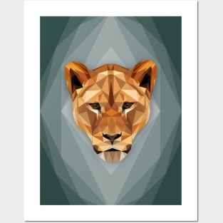 Lonely Lioness Posters and Art